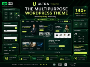 Ultra Themify WordPress Theme – Multipurpose Drag & Drop Website Builder