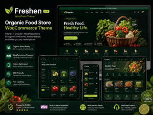Freshen WordPress Theme – Organic Food Store WooCommerce Theme