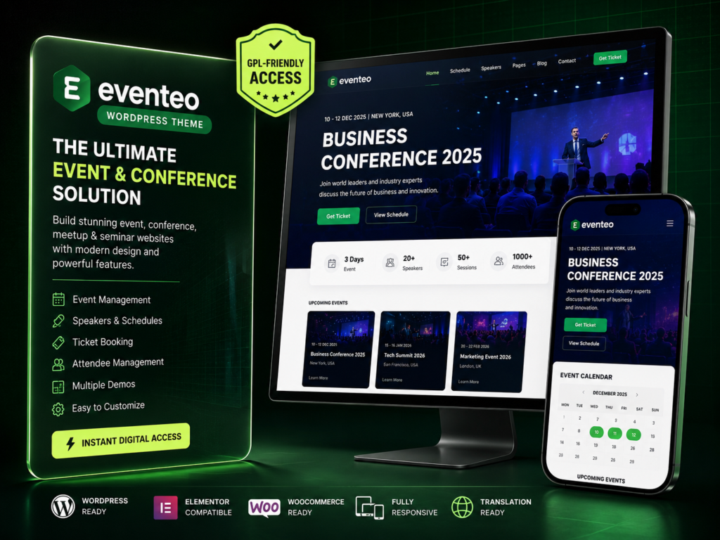 Eventeo Theme – Event & Conference WordPress Theme