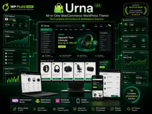 Urna All-in-One WooCommerce WordPress Theme – Multi Vendor Marketplace