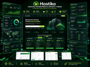 Hostiko Theme – Hosting WordPress & WHMCS Theme