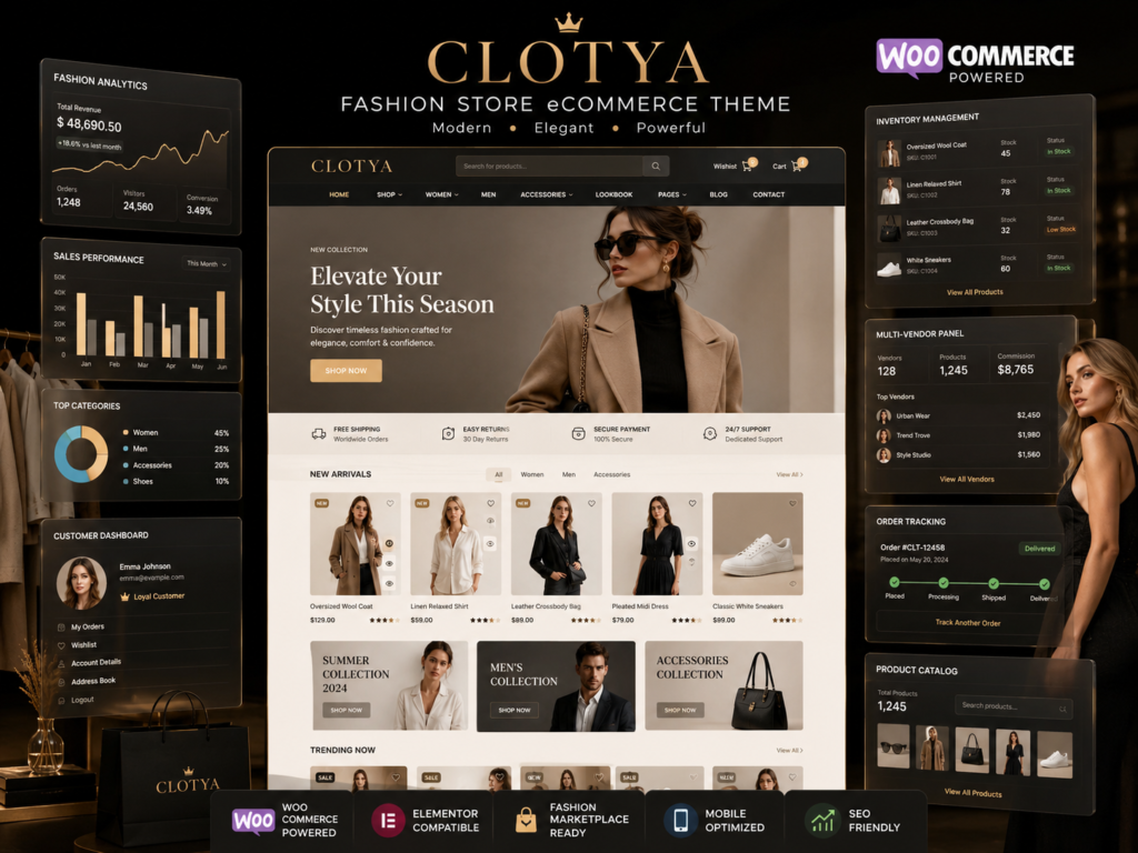 Clotya Theme – Fashion Store eCommerce Theme