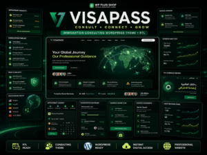 Visapass – Immigration Consulting WordPress Theme + RTL