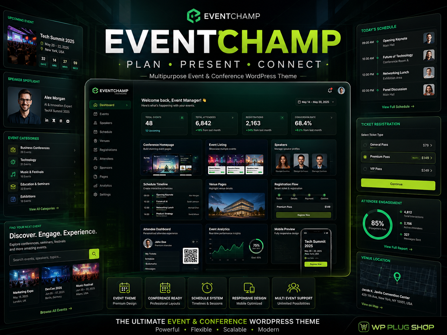 Eventchamp – Multiple Event & Conference WordPress Theme