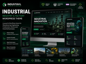 Industrial – Industry & Factory WordPress Theme