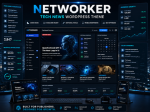 Networker Theme – Tech News WordPress Theme with Dark Mode