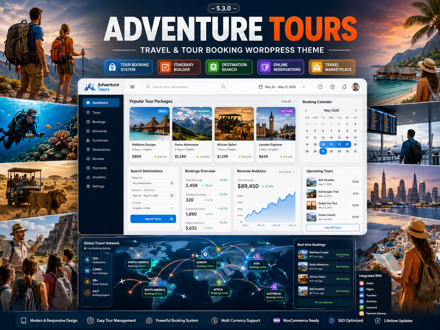 Adventure Tours – WordPress Tour/Travel Theme 5.3.0