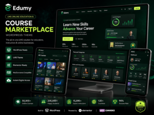 Edumy – LMS Online Education & Course Marketplace WordPress Theme