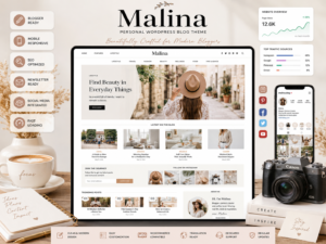 Malina Theme – Personal WordPress Blog Theme