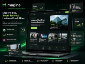 Magine WordPress Theme – Business Blog & Corporate Blog Theme