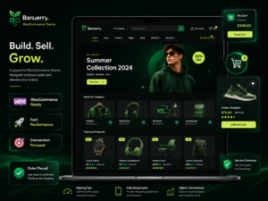 Barberry – Modern WooCommerce WordPress Theme (Fast, Minimal & Conversion-Focused)