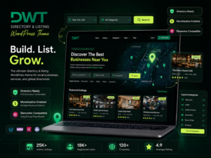 DWT – Directory & Listing WordPress Theme (Business Listings, Classified Ads & Monetization Ready)