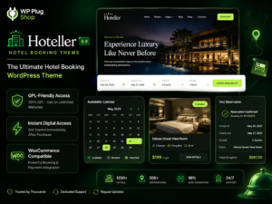 Hoteller Hotel Booking Theme 6.9 – Professional Hotel & Resort Reservation System