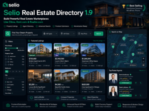 Selio Real Estate Directory 1.9 – Property Listing & Marketplace WordPress Theme