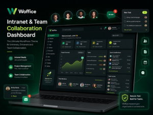 Woffice – Intranet, Extranet & Project Management WordPress Theme (Team Collaboration & Employee Portal Ready)