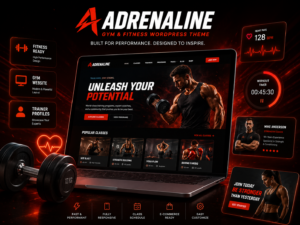 Adrenaline – Sports, Fitness & Gym WordPress Theme (Elementor & WooCommerce Ready)