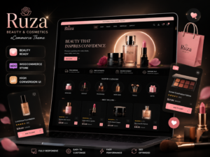 Ruza – Beauty & Cosmetics Shop WordPress Theme (WooCommerce & Elementor Ready)