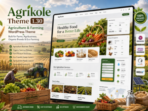 Agrikole Theme 1.30 – Agriculture & Farming WordPress Theme