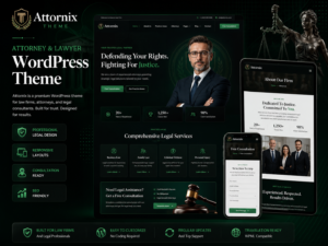 Attornix Theme – Attorney & Lawyer WordPress Theme
