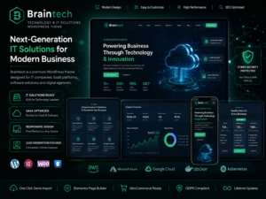 Braintech Theme – Technology & IT Solutions WordPress Theme