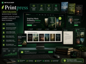 Printpress – Book Publishing WordPress Theme