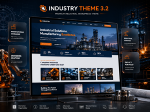 Industry Theme 3.2 – Factory & Industrial Business WordPress Theme