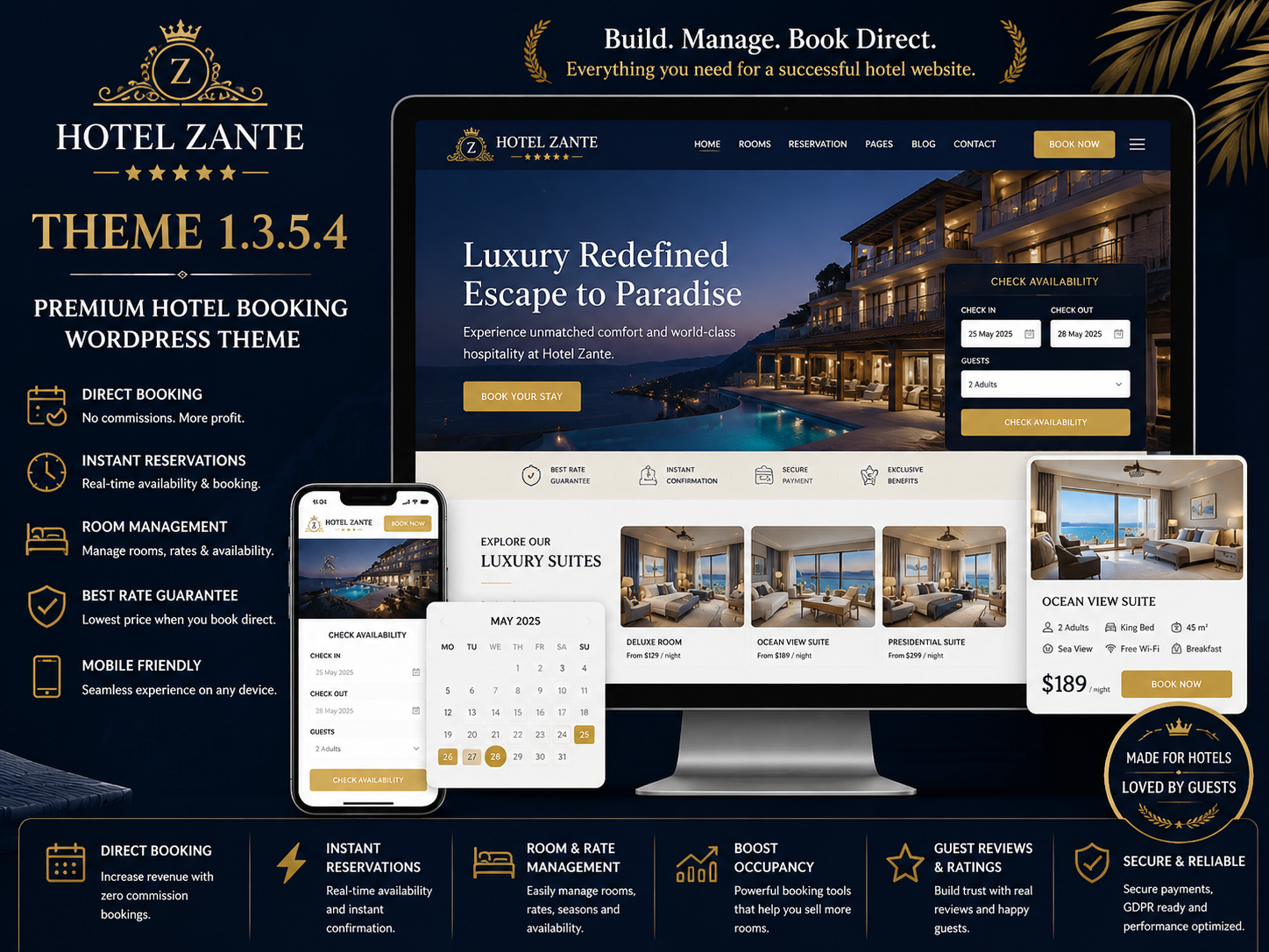 Hotel Zante Theme 1.3.5.4 – Hotel Booking WordPress Theme