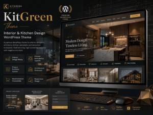 KitGreen Theme – Interior & Kitchen Design WordPress Theme