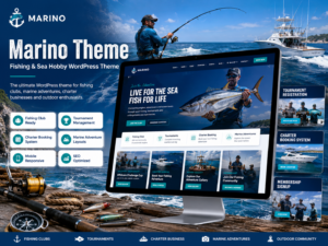 Marino Theme – Fishing & Sea Hobby WordPress Theme