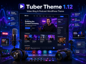 Tuber Theme 1.12 – Video Blog & Podcast WordPress Theme