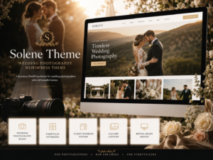 Solene Theme – Wedding Photography WordPress Theme
