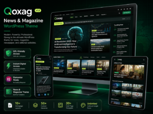 Qoxag – News & Magazine WordPress Theme