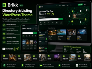 Brikk – Directory & Listing WordPress Theme