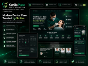 SmilePure – Dental Medical Care WordPress Theme