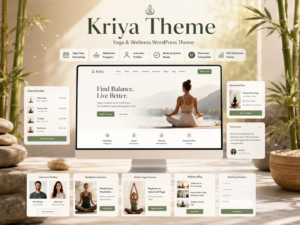 Kriya Theme – Yoga WordPress Theme for Yoga Studios & Wellness Centers