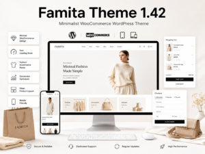 Famita Theme 1.42 – Minimalist WooCommerce WordPress Theme