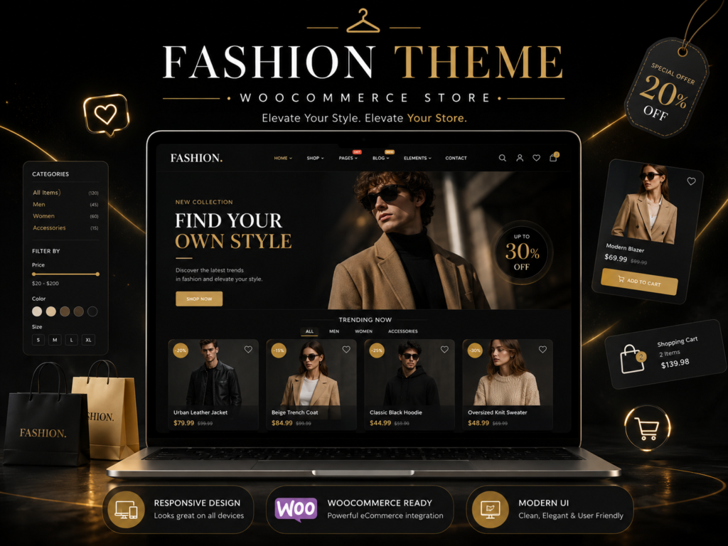 Fashion – WooCommerce Responsive WordPress Theme (Clothing, Apparel & eCommerce Ready)