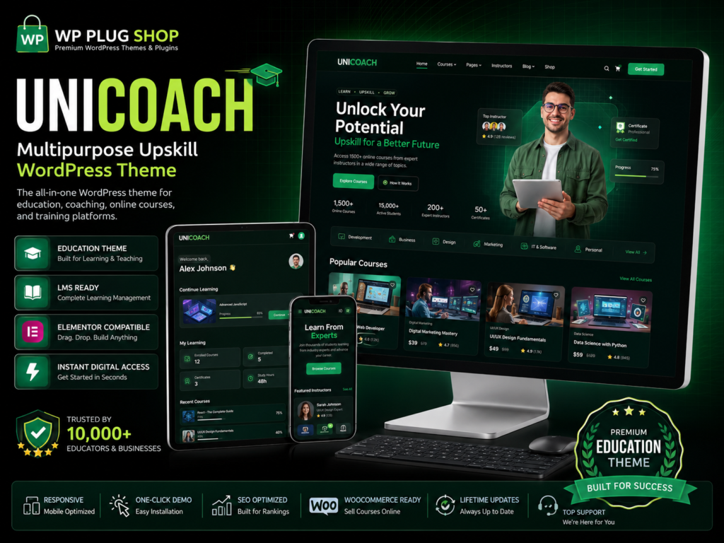 Coaching Theme – Life & Business Coach WordPress Theme for Elementor & Consulting Websites