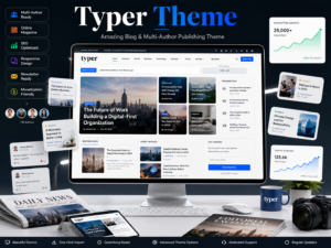Typer Theme – Amazing Blog & Multi-Author Publishing Theme