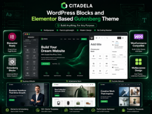 Citadela – WordPress Blocks & Elementor Based Ultimate Multipurpose Theme