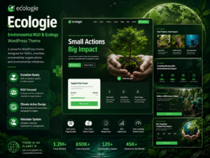 Ecologie – Environmental NGO & Ecology WordPress Theme for Charity & Sustainability
