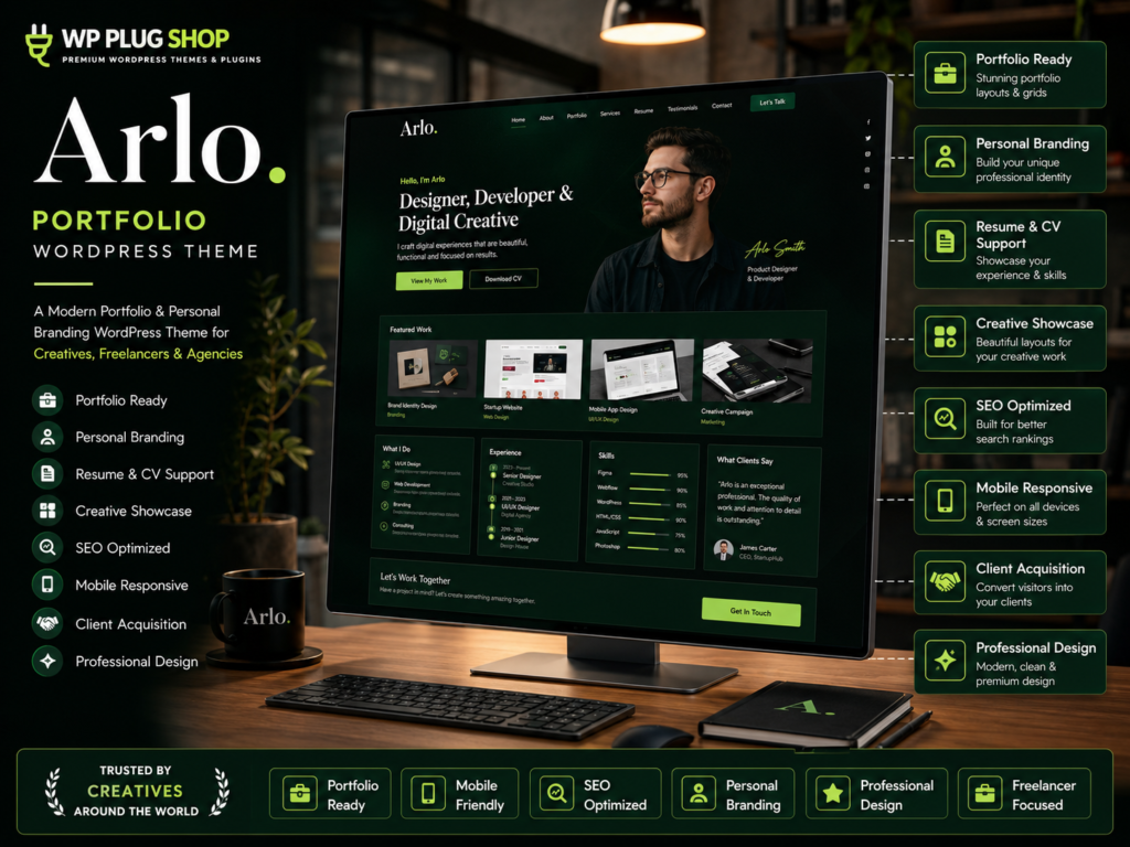 Arlo – Portfolio WordPress Theme