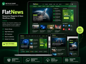 FlatNews Theme – Responsive Magazine WordPress Theme