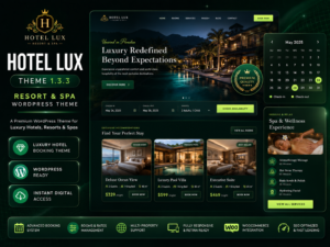 Hotel Lux Theme 1.3.3 – Luxury Resort & Spa Booking WordPress Theme for Hotels