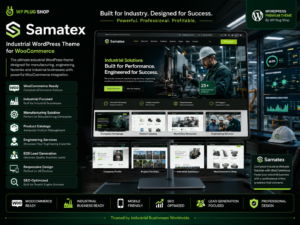 Samatex – Industrial WordPress Theme for WooCommerce