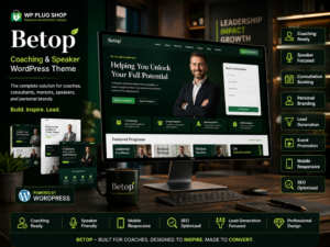 Betop – Coaching & Speaker WordPress Theme