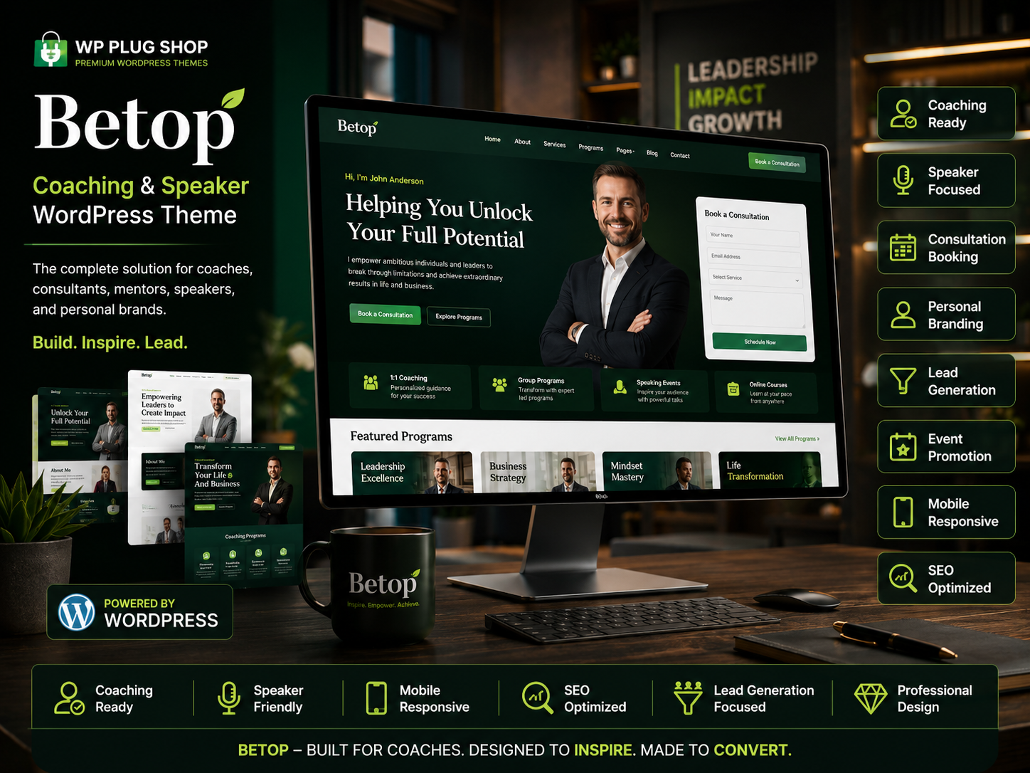 Betop – Coaching & Speaker WordPress Theme