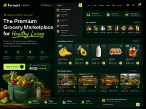 Farmart Grocery Marketplace WordPress Theme – WooCommerce Organic Supermarket & Multi Vendor Platform