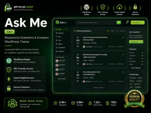 Ask Me Theme 7.0.1 – Responsive Questions & Answers WordPress Theme
