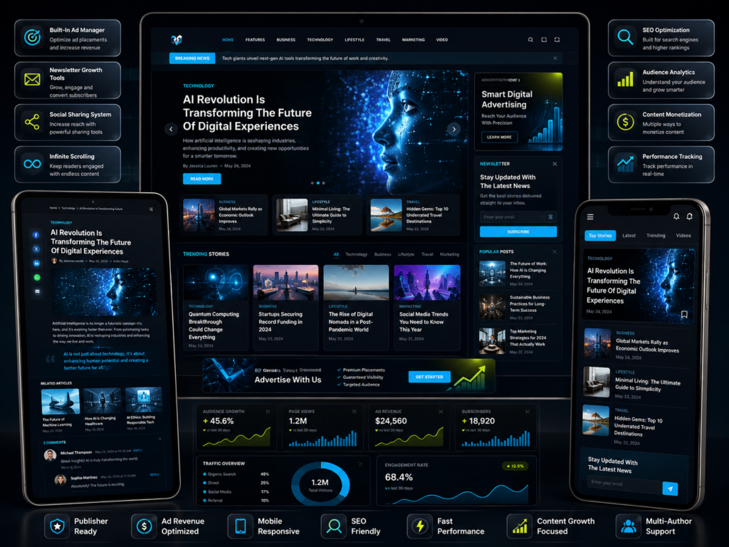 Performag – Magazine & News WordPress Theme